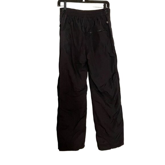 Rawik Black Snow Pants With Elastic Waist & Zipper Pockets Unisex Medium - Picture 3 of 6